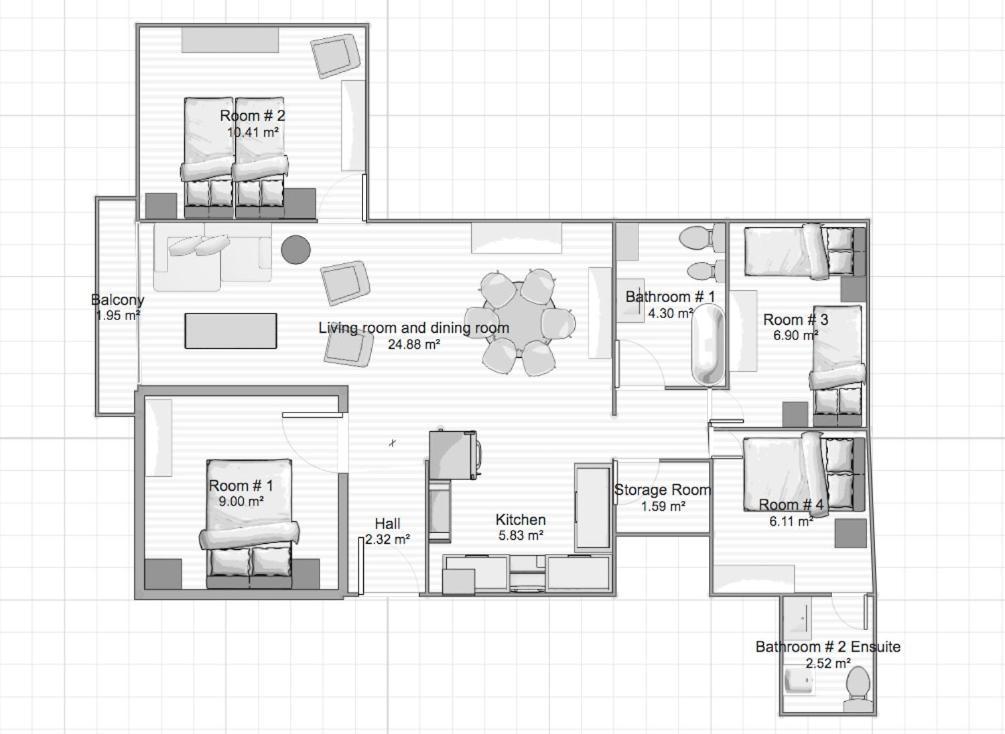 Acogedor Apt 8Pax 4Bdr 2Bth - Cozyhomesevilla1 외부 사진